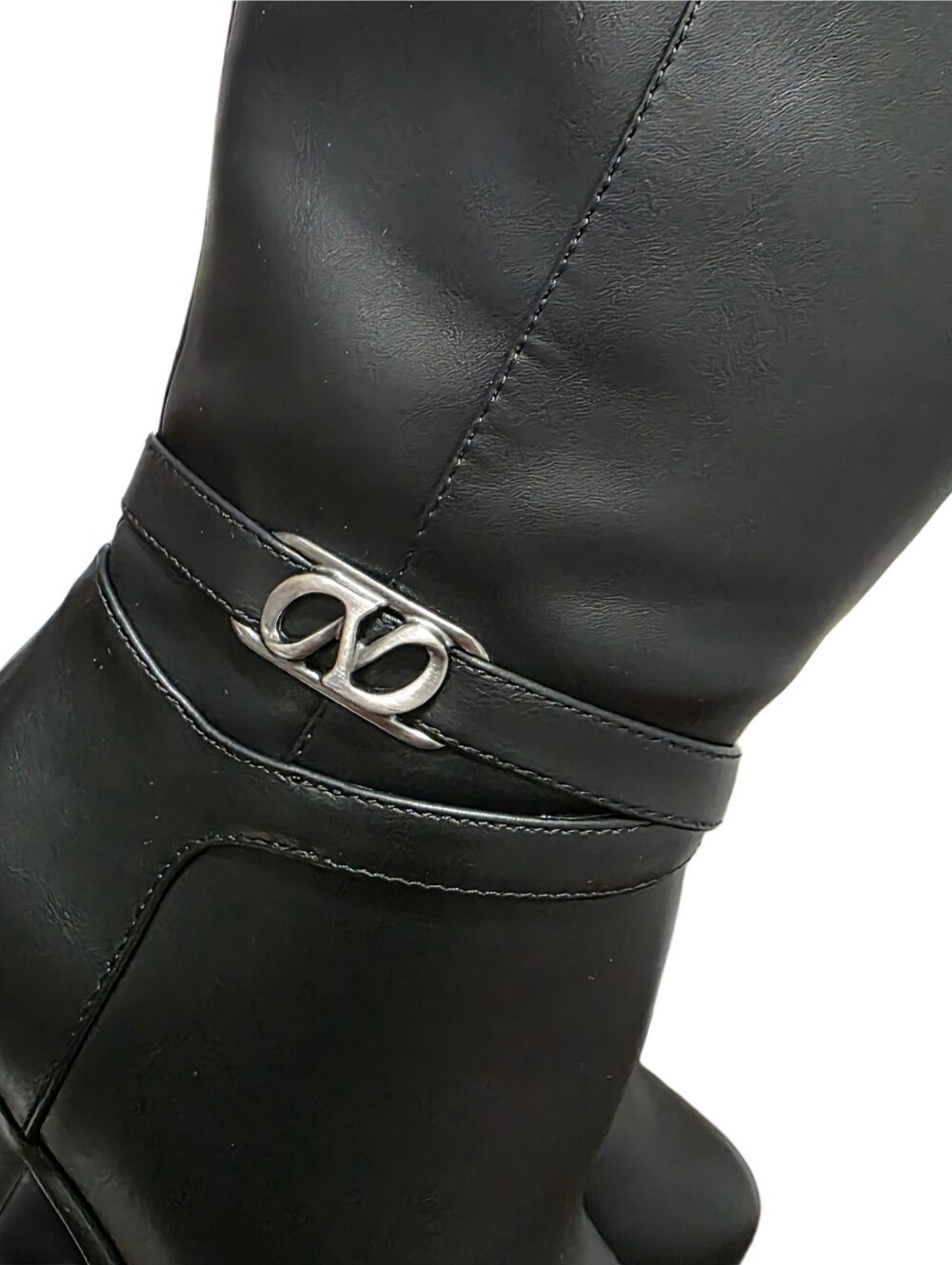 Naturalizer Jane Heeled Knee High Boots In Black NIB Extra Wide Calf - Picture 5 of 10